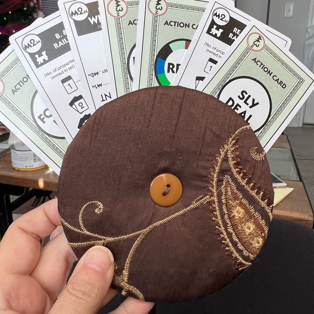 Card Holders ( set of 4) for those who have trouble holding  cards in your hand.